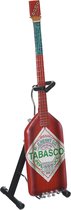 Mini Bass Guitar Replica Collectible - Tabasco Sauce Design