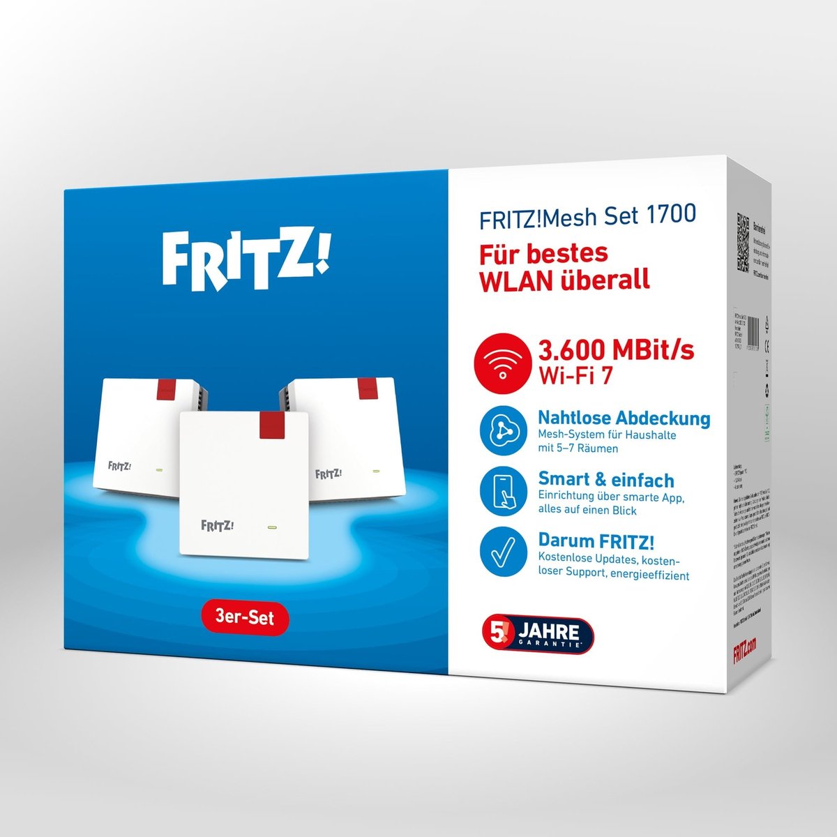 AVM Fritz!Mesh Set 1700 WiFi Versterker 3 Stuks - AVM - €301,99