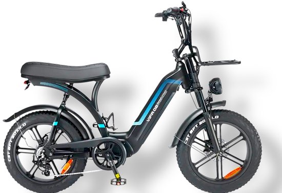 VIFA Q8 E-Fatbike I 48V 20Ah Accu Krachtige 250W Motor Dubbele Vering en Hydraulische Remmen — afbeelding 2