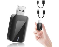 Draadloze Auto Adapter - CarPlay Android Auto - Auto Connectie Maken - 2-in-1 Stick - USB C/A - Zwart