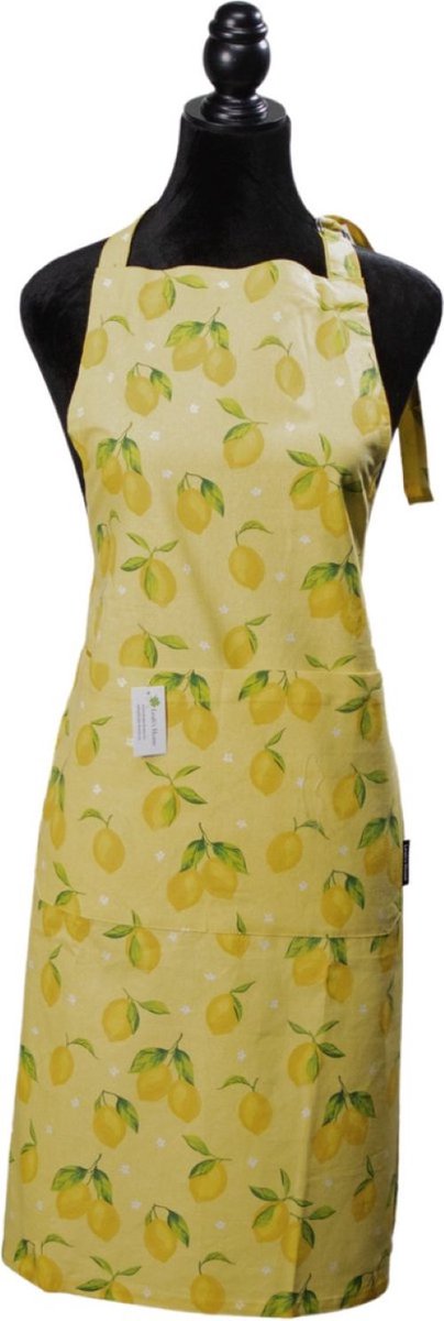 Schort - Lemon - Citroen - Cadeau voor haar - Kerst cadeau - Keukenschort