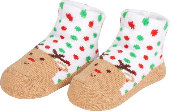 4 Pairs Baby Socks Set for Boys and Girls 0-12 Months - Cute Gift Box with Assorted Designs for Newborns — afbeelding 3