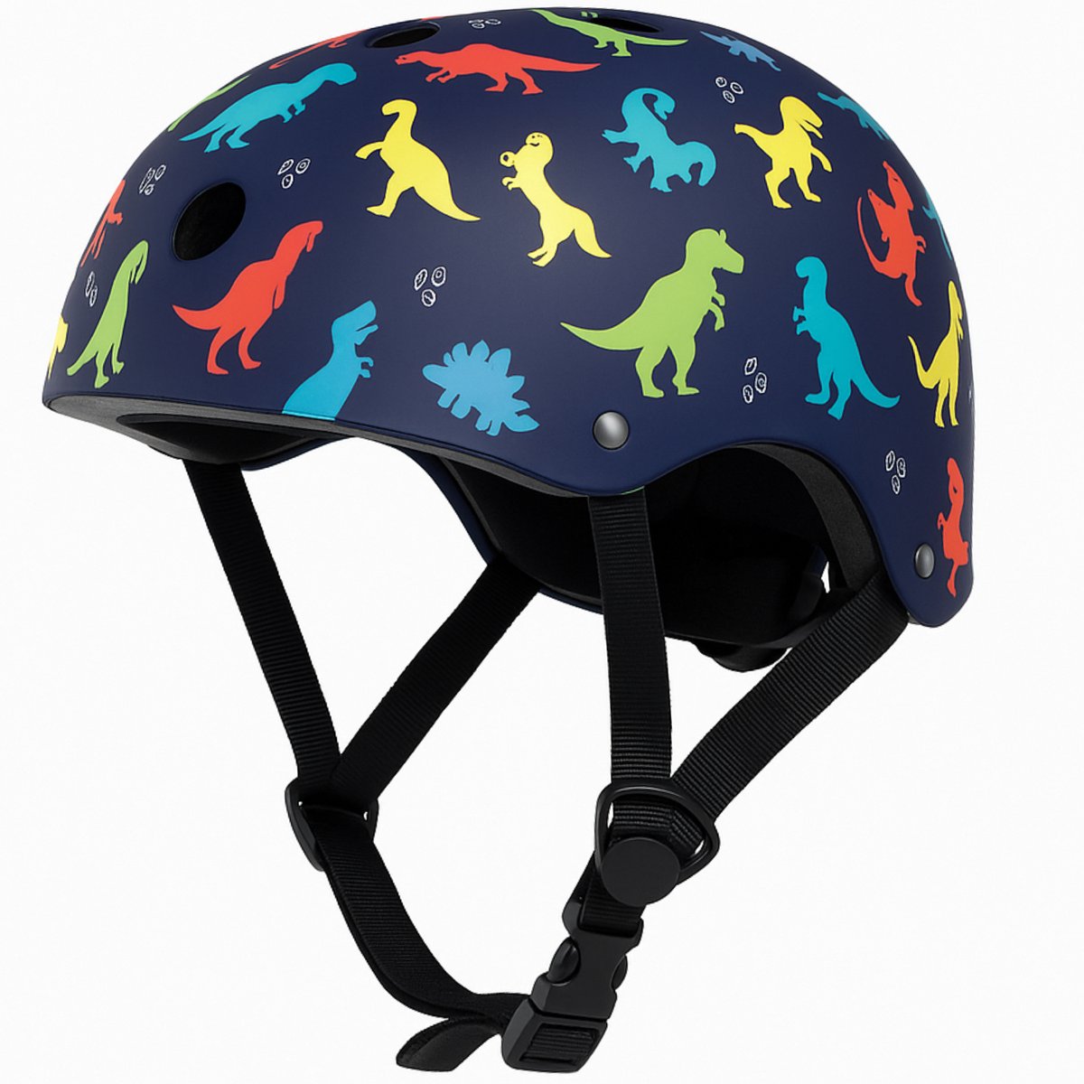 Suotu Skate Helm Verstelbaar Fietshelm Skateboard Scooter BMX Helm Dinosaur