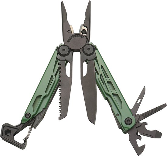 Multitool zakmes 25-in-1 met karabijn - survival mes outdoor - camping zakmessen