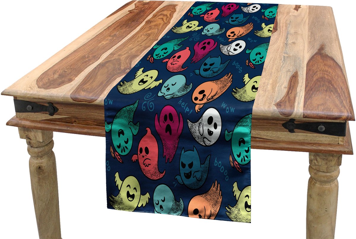 Abakuhaus Halloween Tafelloper – 40×180 cm – Veelkleurig