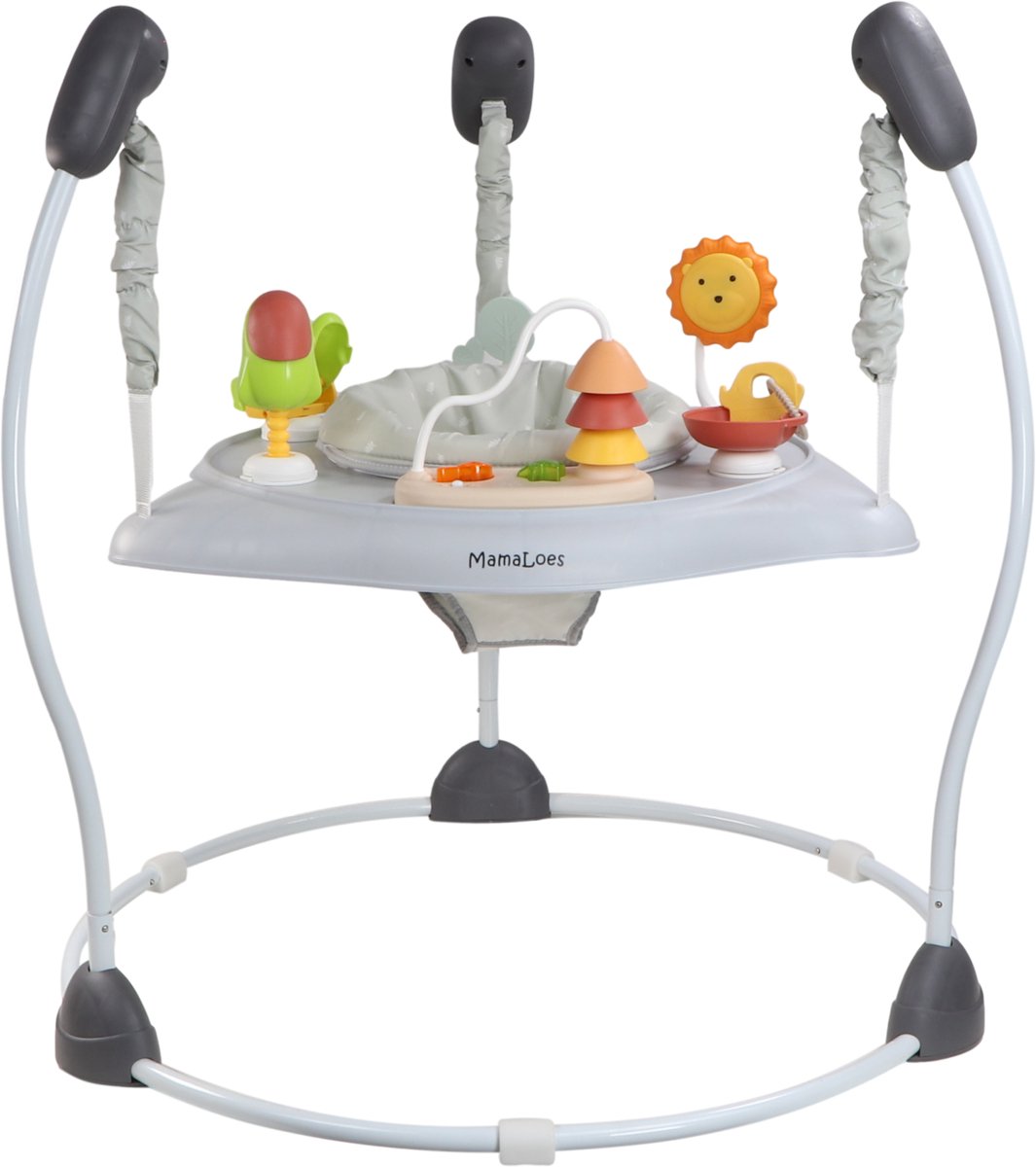 MamaLoes Jumper Baby Bouncer - Activiteiten Speelgoed - Eva Grijs