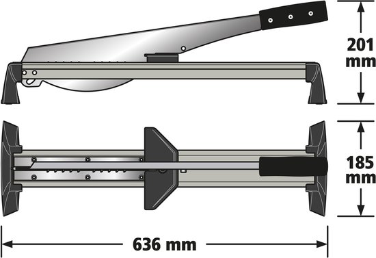 wolfcraft - Laminaatsnijder LC 600 - Tot 8 mm dik laminaat - Laminaatknipper - 6937000