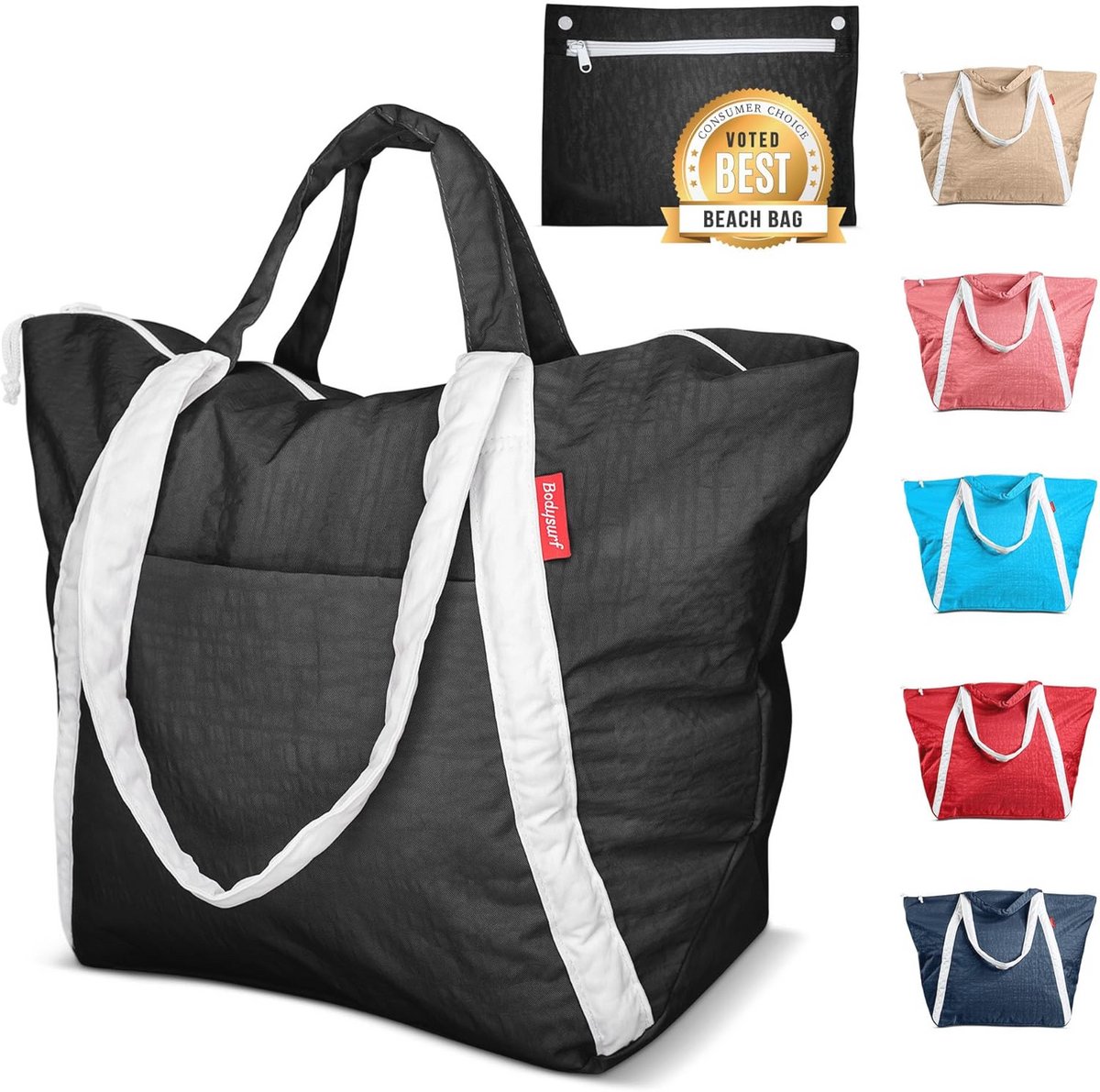 Opvouwbare Waterdichte Strandtas - Lichtgewicht Zandbestendige Tote Bag voor Reizen, Zwembad en Boot