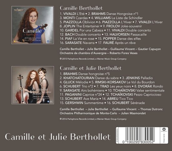 Boxset 2 Cd met Muziek van Camille Berthollet | bol
