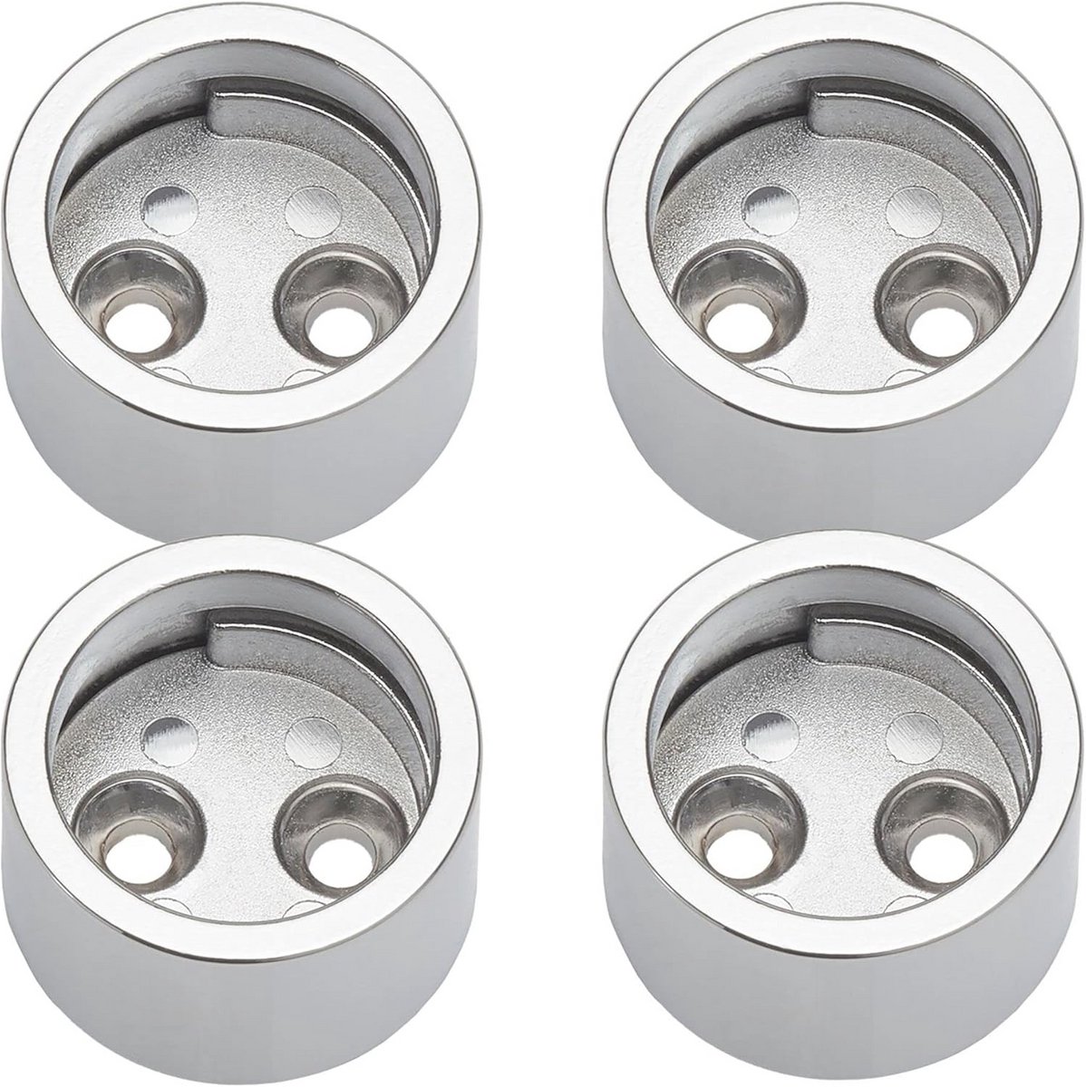 Centrale Steun voor Ronde Garderobebuizen Ø 25 mm - Kledingstanghouder en Kledinghanger