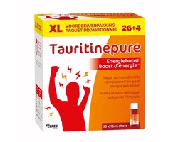 Tauritinepure 30 x 15 ml - vermindert vermoeidheid en boost je energie