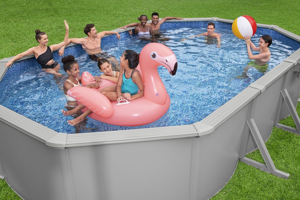 Bestway Hydrium pool set with steel wall - Oval - 610 x 366 x 122 cm