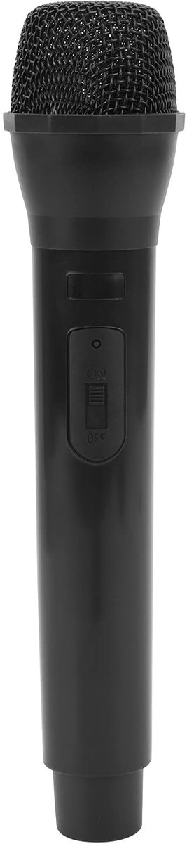 Microfoon Dummy Microfoon Carnaval Realistisch Rekwisiet Plastic Microfoon voor Karaoke Plezier Podiumkostuum Rekwisiet Verjaardagsfeestje Zwart