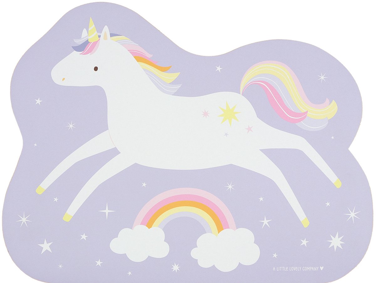 A Little Lovely Company - Placemat voor kinderen - Eenhoorn