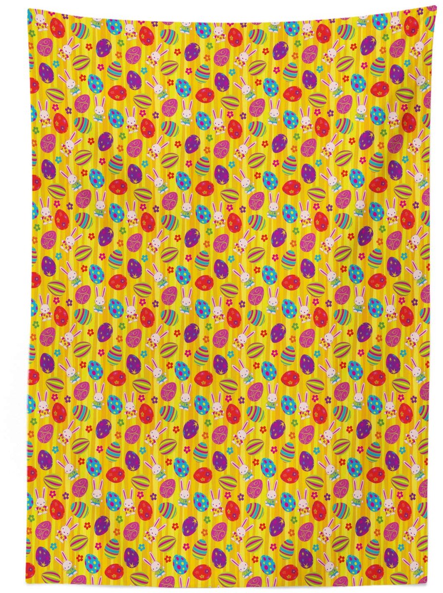 ABAKUHAUS Tafelkleed – 140x170 cm – Satijnmix, Wasbaar, Multi-kleur