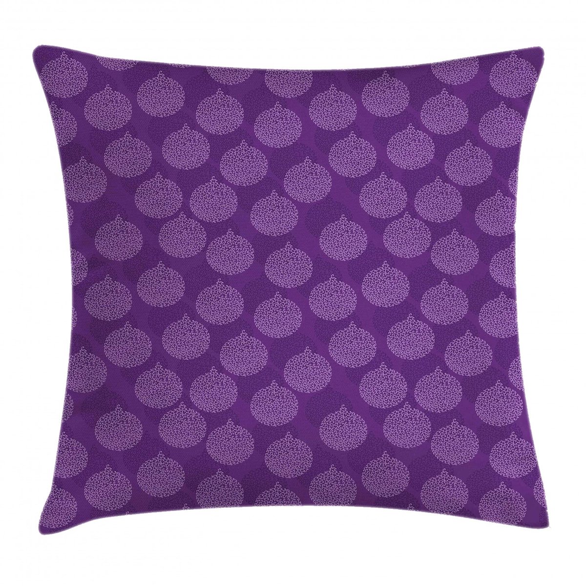 ABAKUHAUS Abstrakt Kussenhoes – Dubbelzijdig bedrukt – 40×40 cm – violet/lavendel Violett und Lavendel