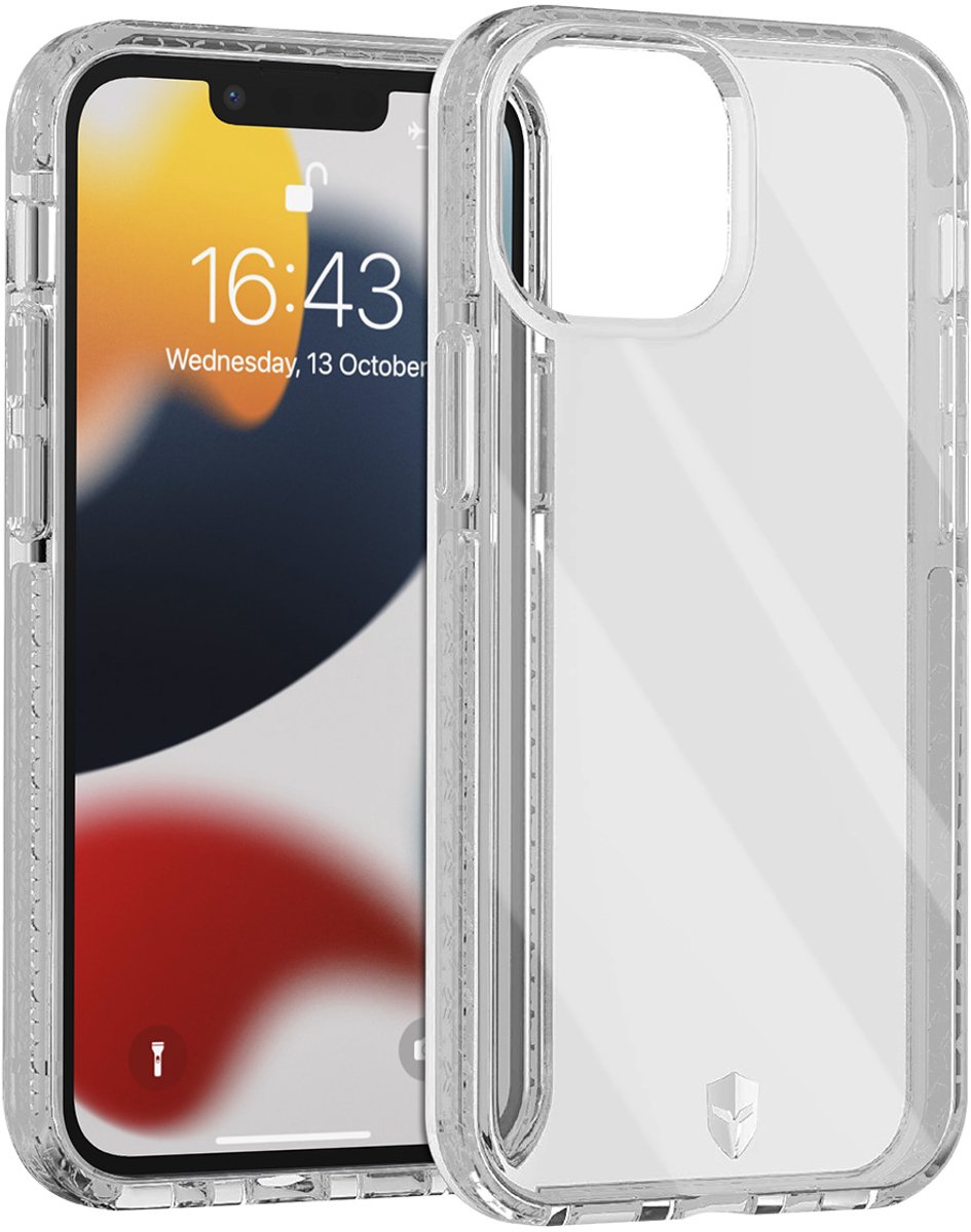 Force Case, Versterkte hoes Geschikt voor Apple iPhone 13 mini LIFE, Transparant