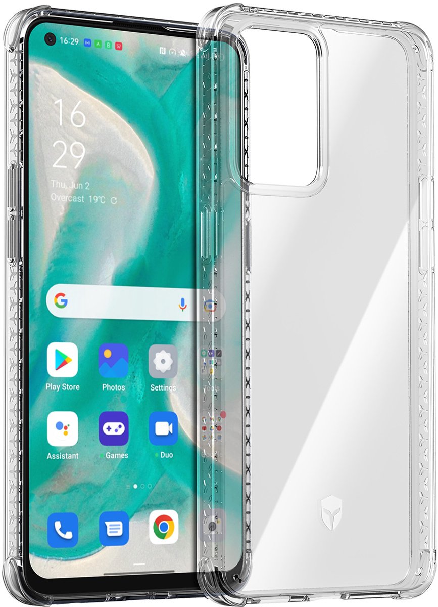 Force Case, Versterkte hoes voor Oppo Find X5 Lite AIR, Transparant