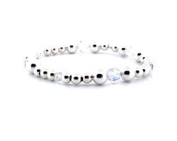 Heaven Eleven - Dames - armband - sterling - 925 - zilver - swarovski - stenen - 5-7mm