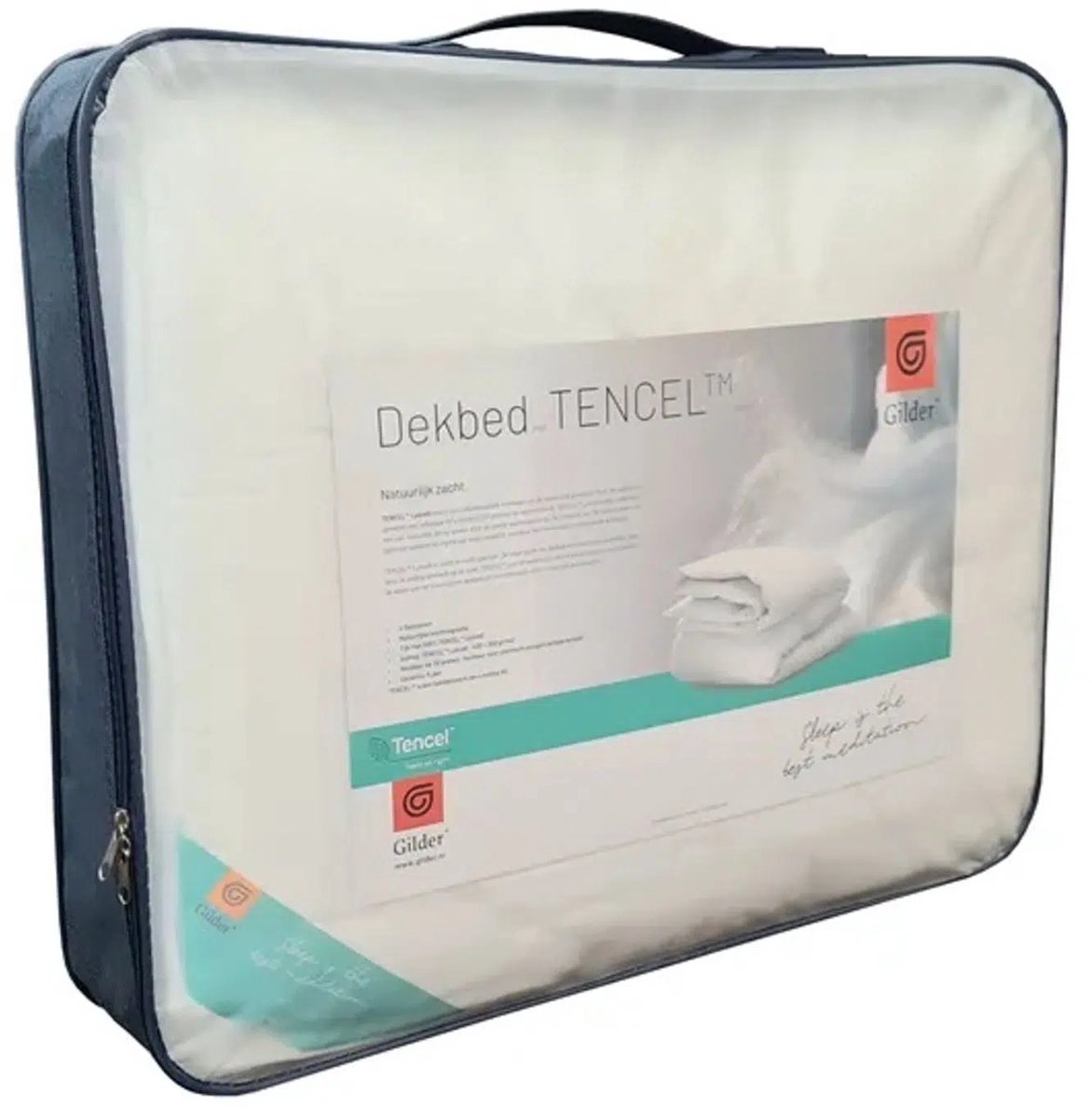 Gilder Tencel Enkel Dekbed – 100% Lyocell Tijk en Vulling – 500 g/m² – Vochtregulerend