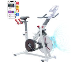JASPORT S3 Slimme Spinningfiets voor binnengebruik (Wit)