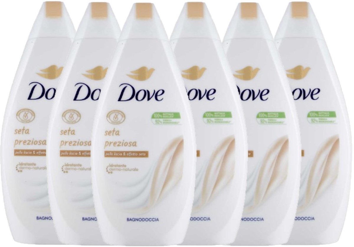 Dove Douchegel – Seta (Silk) - 6x 450 ml - Voordeelverpakking