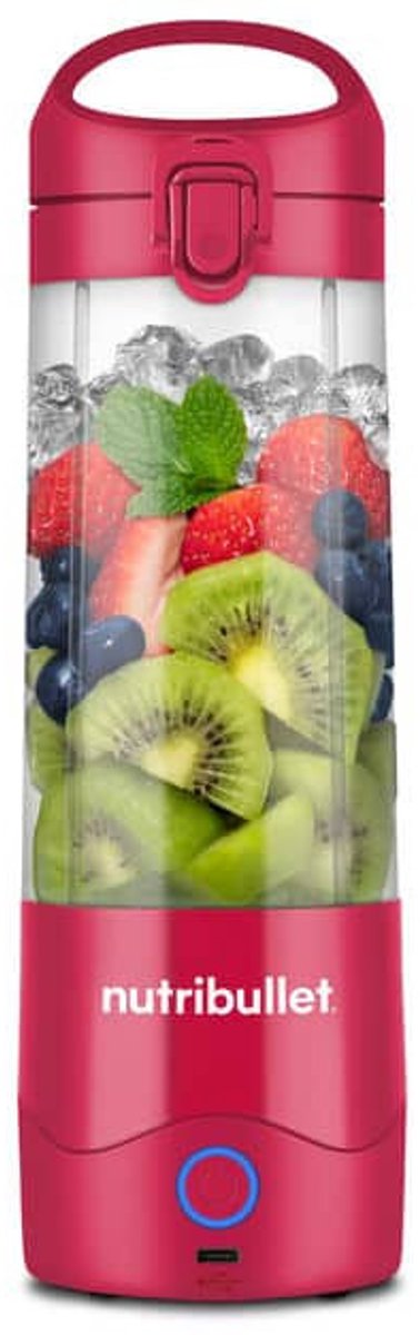Draagbare blender - NutriBullet - NBP003MA - 70W - 0,475L - Magenta - 1 fles inbegrepen