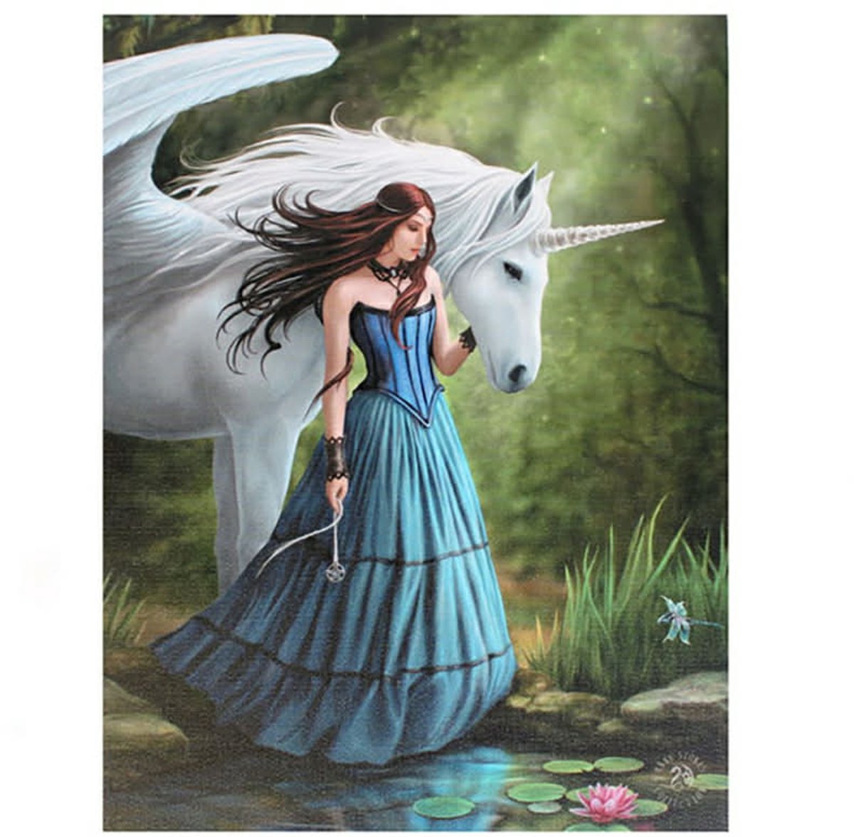 Canvas - Enchanted Pool - Anne Stokes