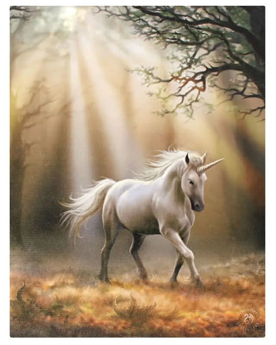 Canvas - Glimpse Unicorn - Anne Stokes