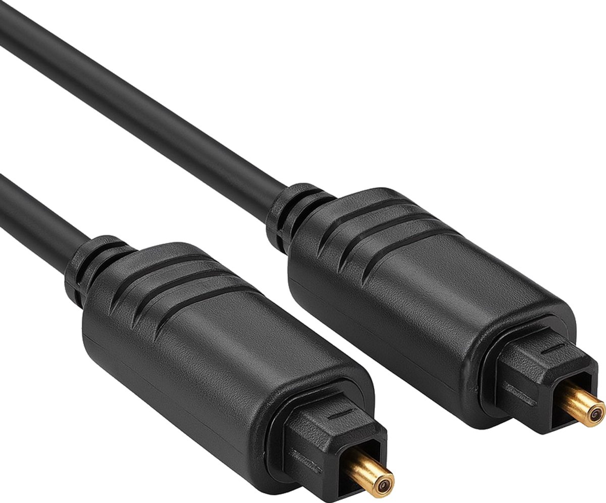 Image of Optische kabel - Toslink - 0.5 meter - Zwart - Allteq