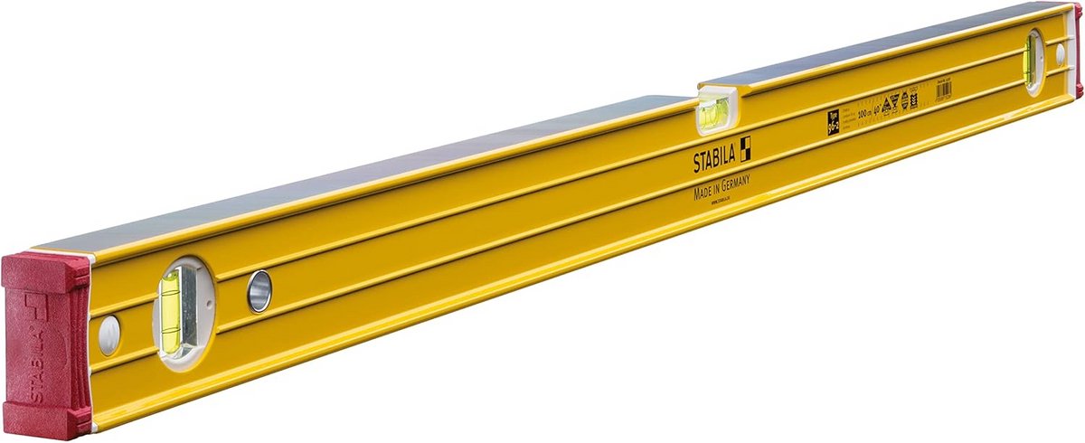 Professionele Waterpas 100 cm - Extra Sterk Aluminium en Duurzame Precisie