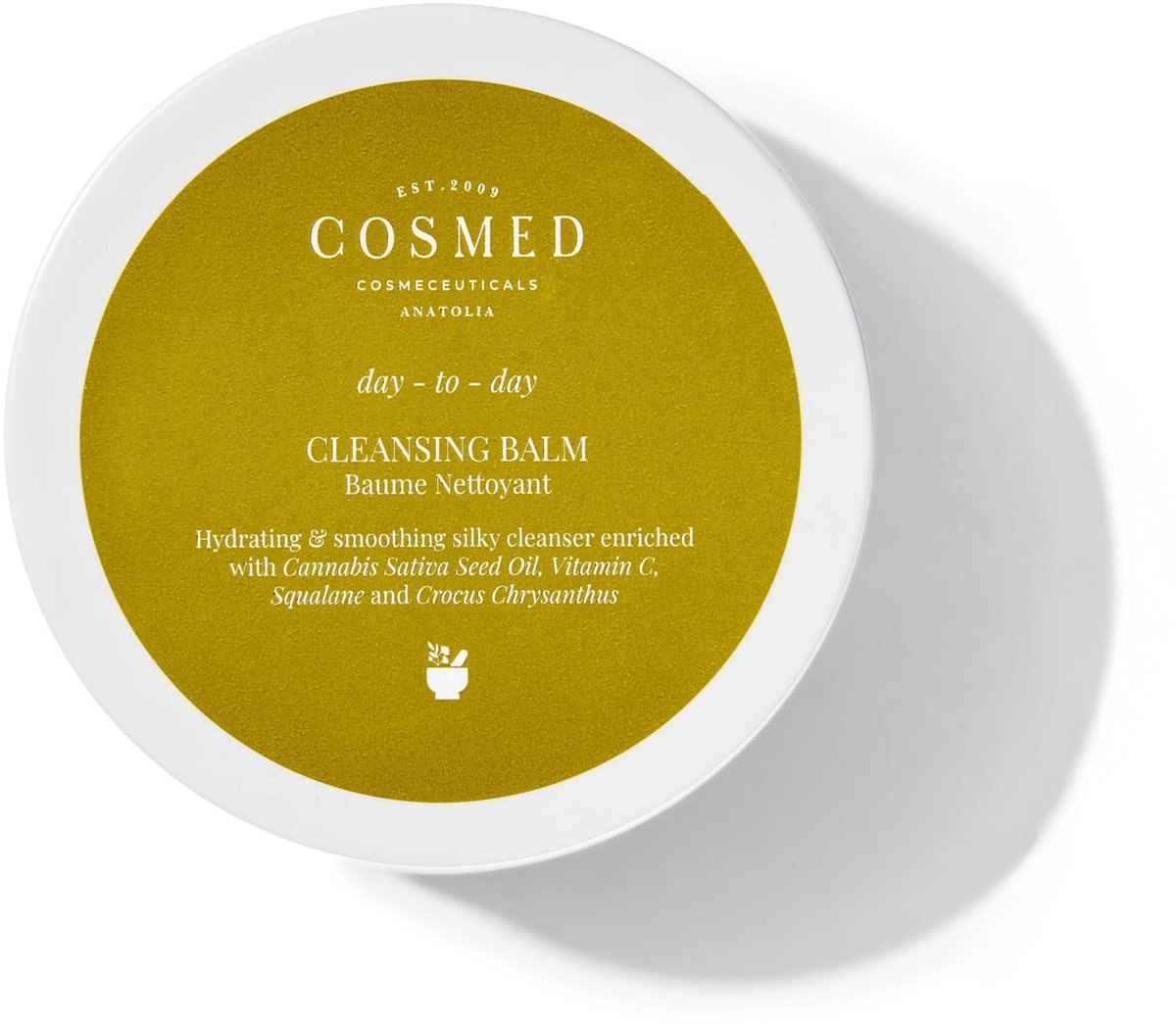 Cosmed Cleansing Balm – Reinigingsbalsem – Gezichtsreiniger – Hydraterende Silky Cleanser Met Squalane, Cannabis Sativa Olie, Vitamine C & Bromelaine – Make up Verwijderaar – Make up Remover Balm Voor Alle Huidtypes – 150ml