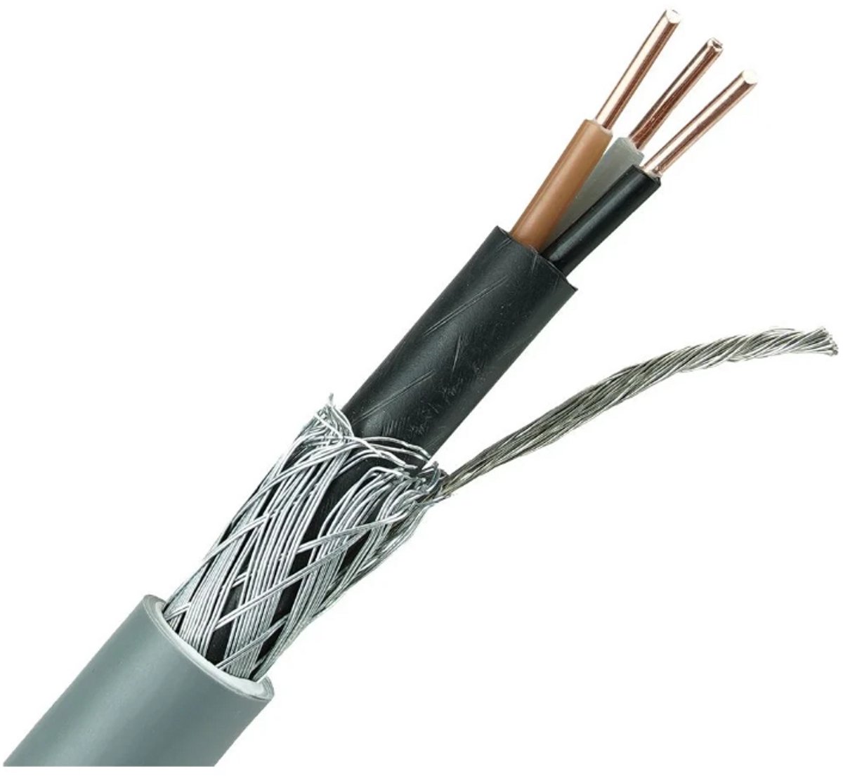 Xmvk-as Grondkabel 3x2.5mm2 per rol van 25 meter
