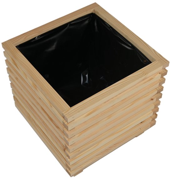 TuinChamp Plantenbak geimpregneerd hout 40 x 40 x 40 cm