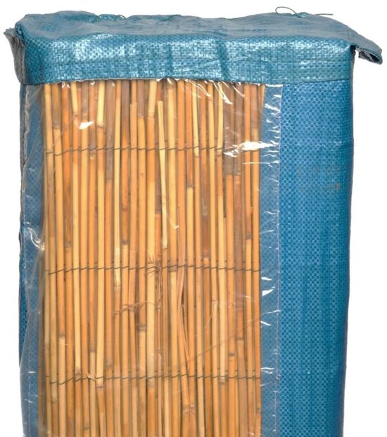 TuinChamp Rietmat 5-8 mm 180 x 600 cm - Balkonscherm riet - Tuinafscheiding natuurlijk hout - Rietmat op rol - Natuurlijke uitstraling