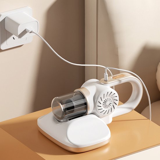 CHIWIN Draadloze Huisstofmijt Stofzuiger - Bank en Matras Reiniger met UV-C Lamp - Meubelreiniger - 8500Pa Zuigkracht - Brede 220mm Zuigmond - 99,9% Mijtverwijdering - Handheld Bed Stofzuiger voor voor Banken, Tapijten, Kinderbedjes en Autostoelen