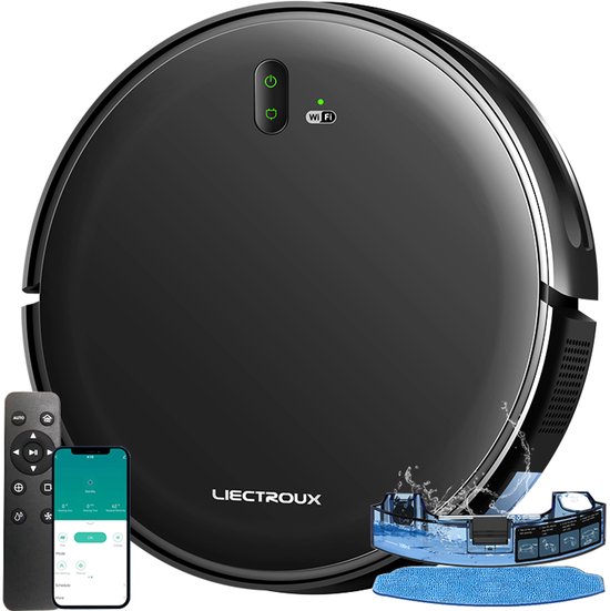 LIECTROUX L200 Robotstofzuiger met Dweilfunctie 4000 Pa - LIECTROUX ROBOTICS - €109,00