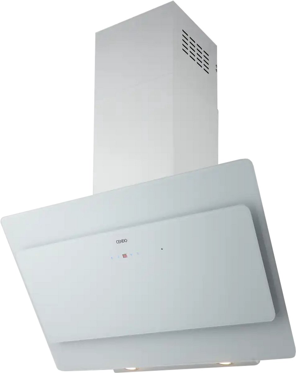 Bol.com CENDO KR71EPDW - Schuine Afzuigkap - 90 cm - Wit - 850 m³/h - A+ - Fluisterstil aanbieding