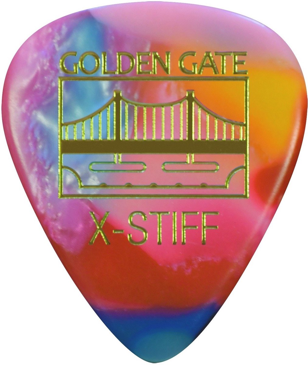 Golden Gate MP-147 Sideman Clown Barf plectrum X-Stiff 1.50 mm 12-pack