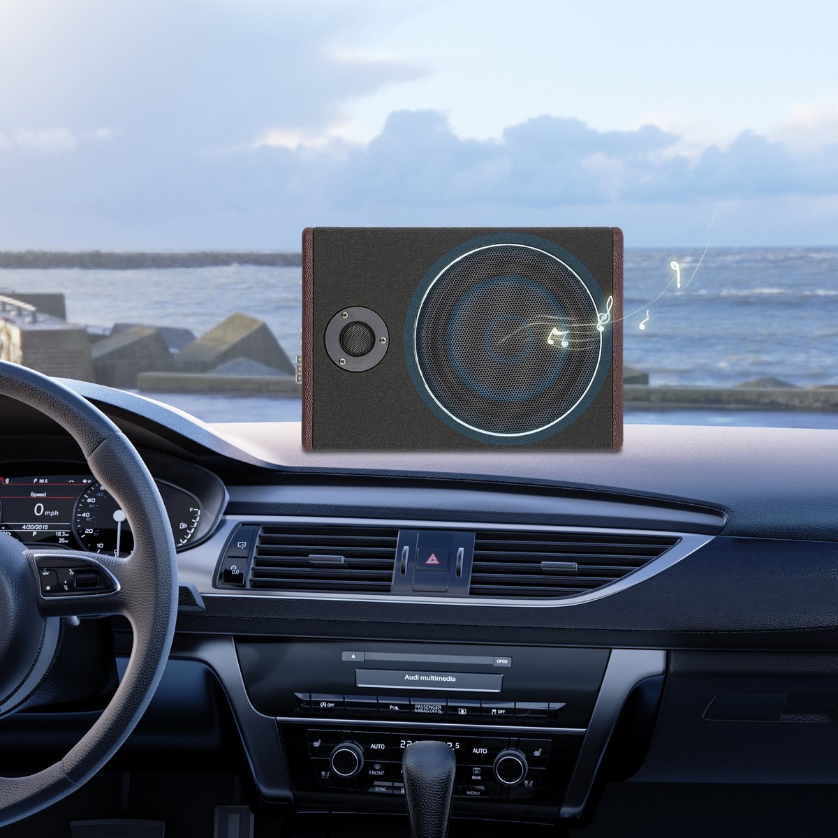 Actieve Subwoofer Voor Autostoel 600w Auto Subwoofer Box Luidspreker Auto KFZ Onderstoel Car Audio