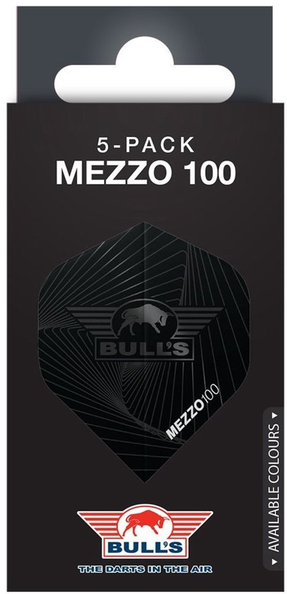 Bull's Flights Mezzo 100 nr.2 Black 5 Pack