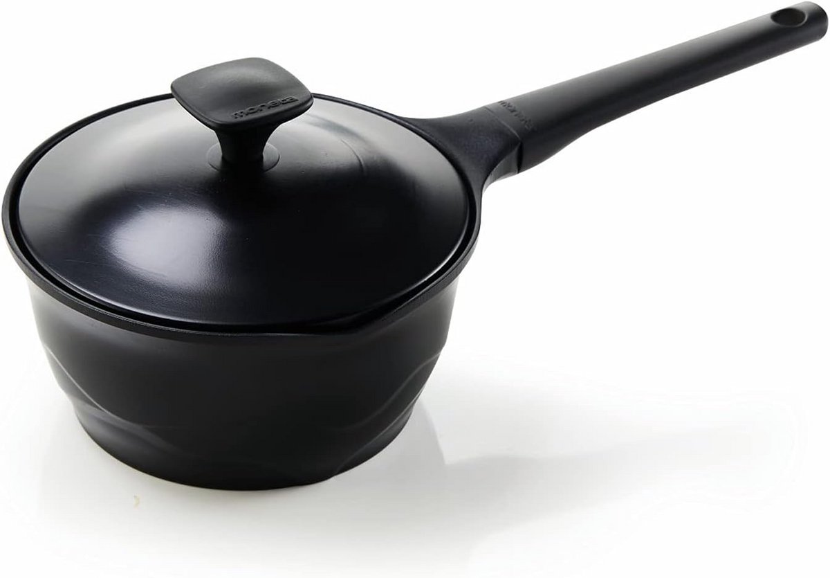 Gietijzeren Kookpan met Deksel 16 cm - Geschikt voor Alle Warmtebronnen