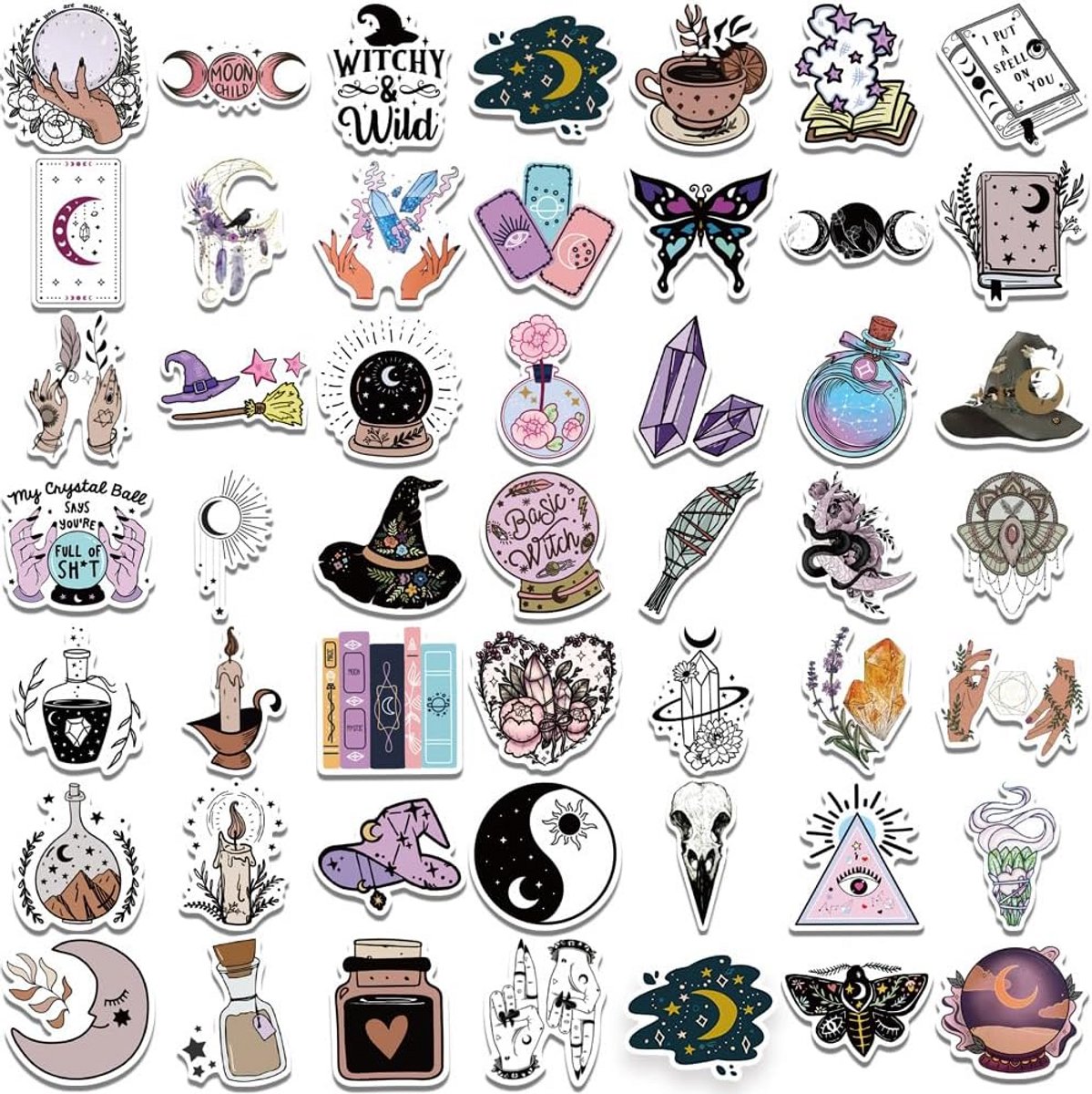 PRETTYSUNSHINE 100 Stück Wasserfest Aufkleber, Aesthetic Rosa Sticker Decals, Trendy Vinyl Vsco Stickers für Laptop Handyhülle Koffer Helm Motorrad Computer Skateboard Snowboard Auto Fahrrad MacBook