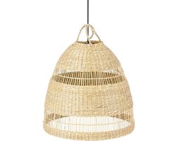 Rustieke Bamboe Hanglamp met E27 Fitting voor Woon- of Eetkamer
