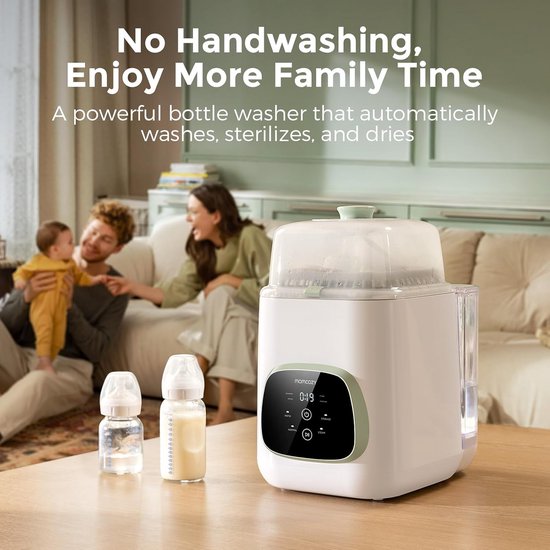 Automatische Flessenwarmer voor Babyflessen - Supersnel Schoonmaken & 99,9% Desinfectie — afbeelding 5