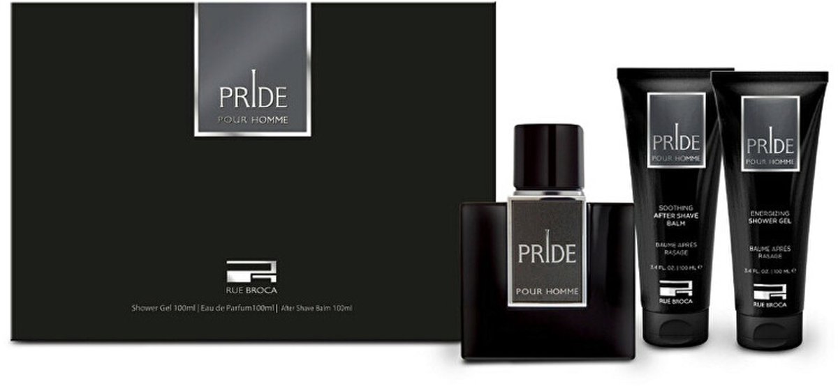 Rue Broca Pride Pour Homme Eau De Parfum (edp) 100 Ml + Asb 100 Ml + Sg 100 Ml