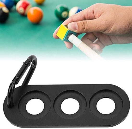 Billboard Cue Joint Protector Opslag Pool Tafel Stick Joint Protector 3 Gat Houder voor Biljart Accessoire Aluminium Als Afgebeelde Foto — afbeelding 3