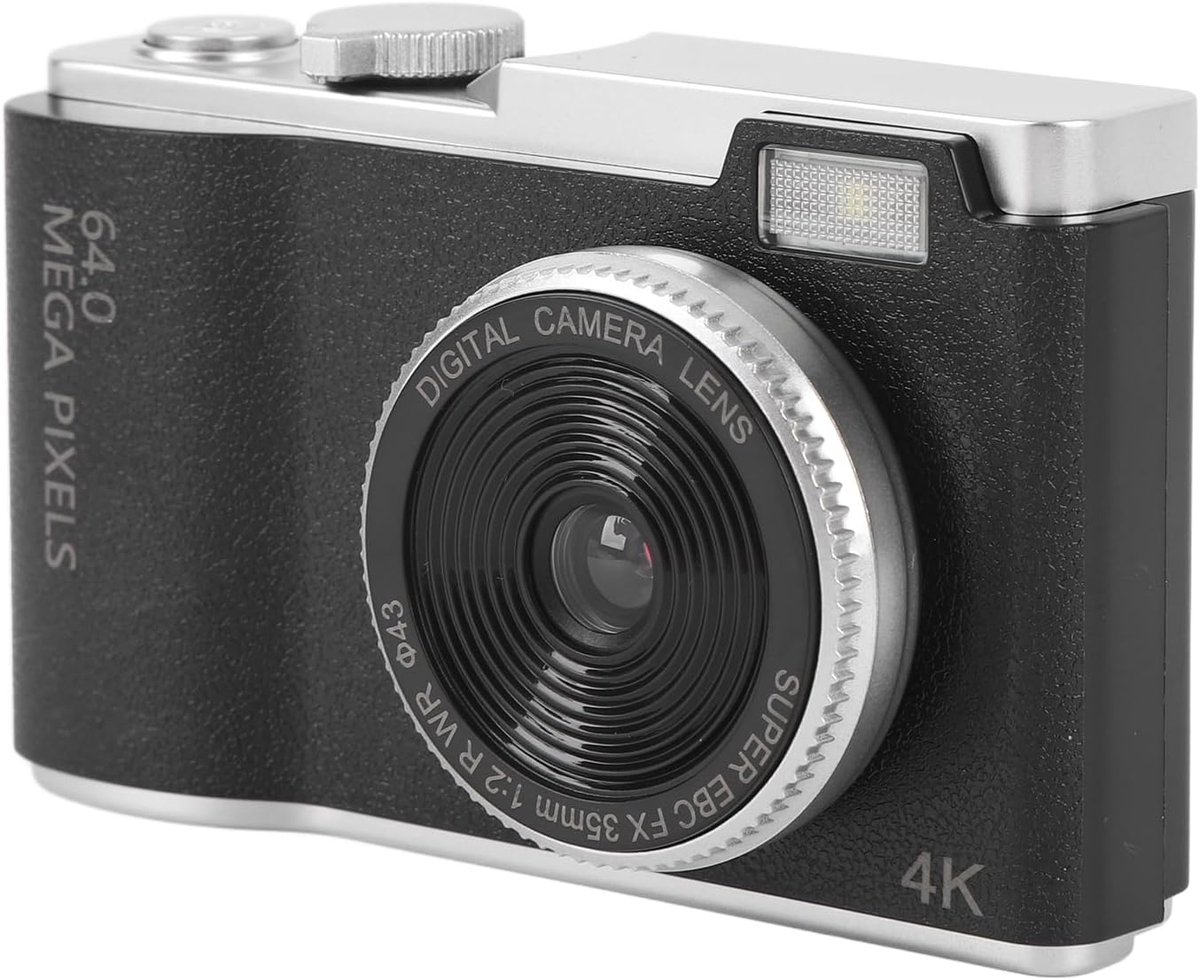 Vlog Camera voor Beginners - Videocamera voor Kinderen en Volwassenen - Handycam - 4K Kwaliteit