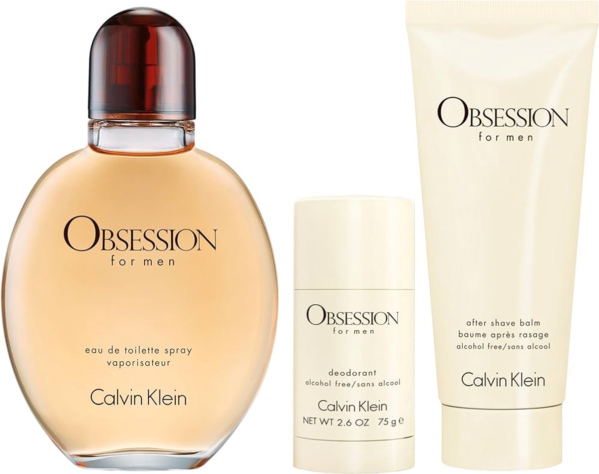 125 ml Eau De Toilette Spray + 100 ml After Shave Balm + 80 ml Deodorant Stick