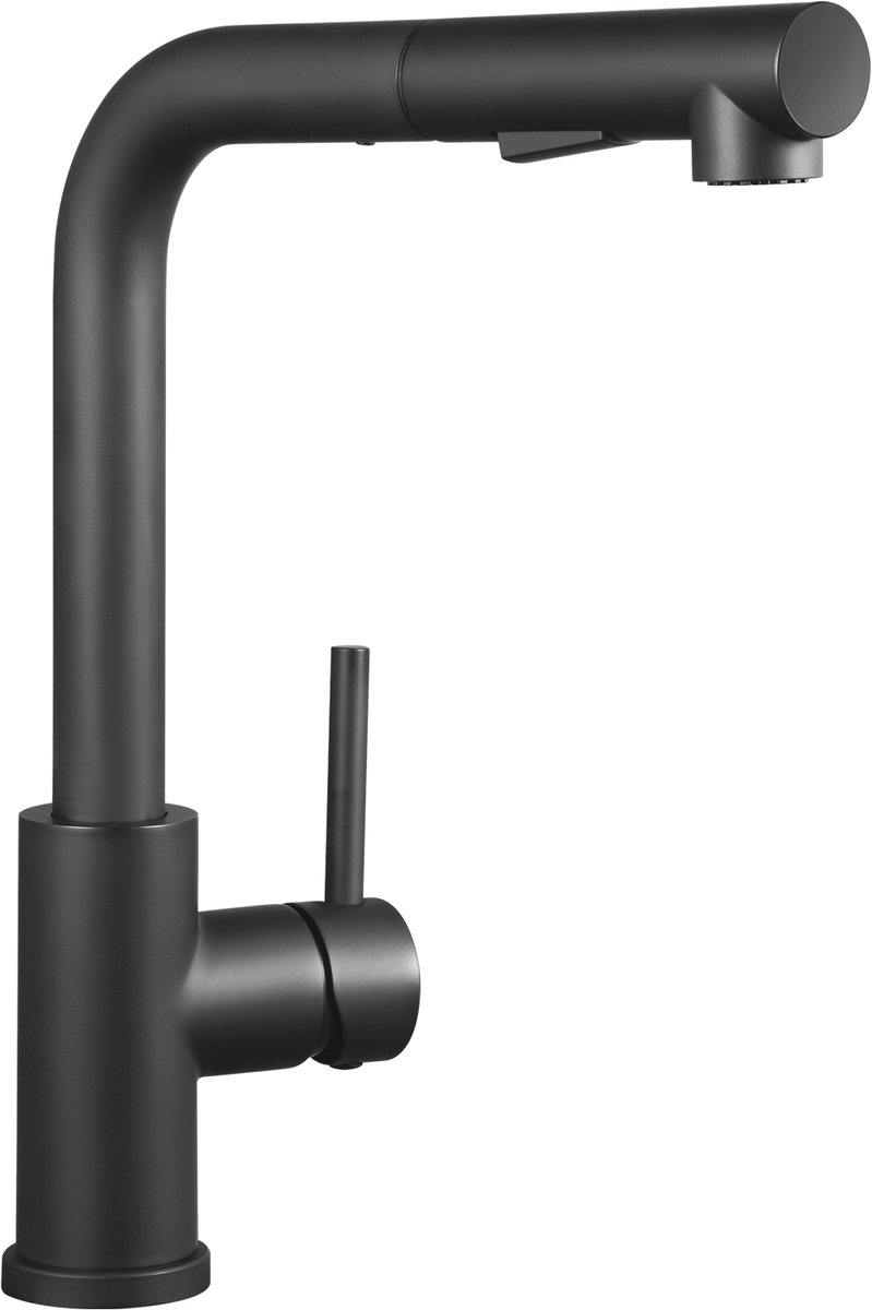SOFETIY MAX Keukenkraan met Uittrekbare Uitloop - Keukenmengkraan - Handdouche - Uittrekbaar - Flexibele Slang - Zwart